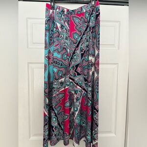 Chico's Multicolor Paisley Skirt